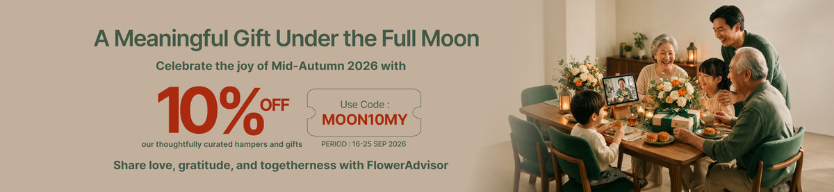 Mid-Autumn Festival gifts and flowers promotion in Malaysia