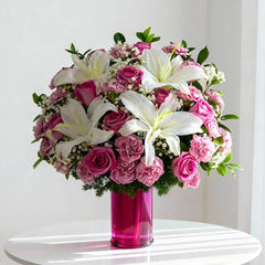Roseate Kiss - Luxurious Mixed Flowers
