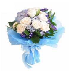 Blue & White - FlowerAdvisor MY