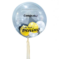 Helium Deco Bubble Balloon