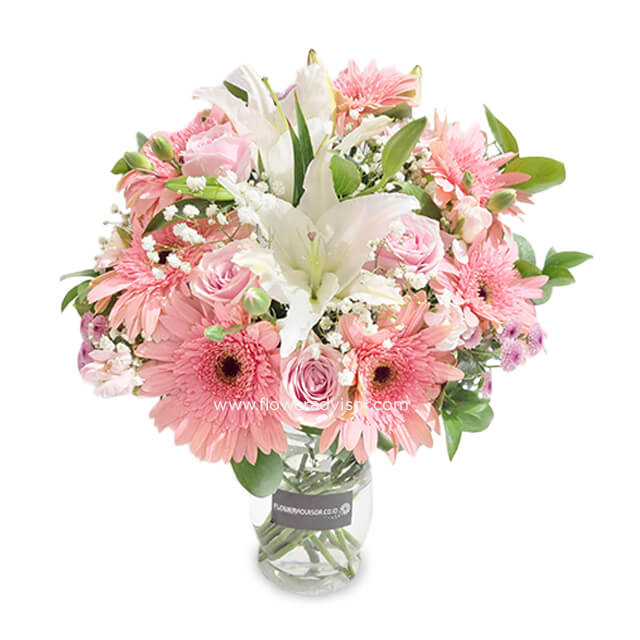 Classy Mixed Vase Arrangement - Amel