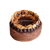 Double Chocolate Mille Crepe Cake