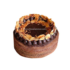 Double Chocolate Mille Crepe Cake