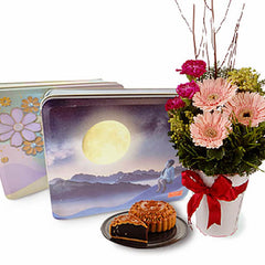 MAF 2023 - Precious Lunar - Mooncake Gift with Flowers