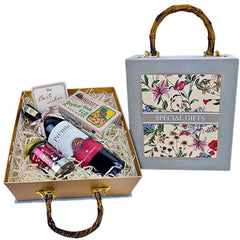 Sophisticated Indulgence Gift Set - Premio Chilean Red Wine, Birds Nest & Dalcott Tea