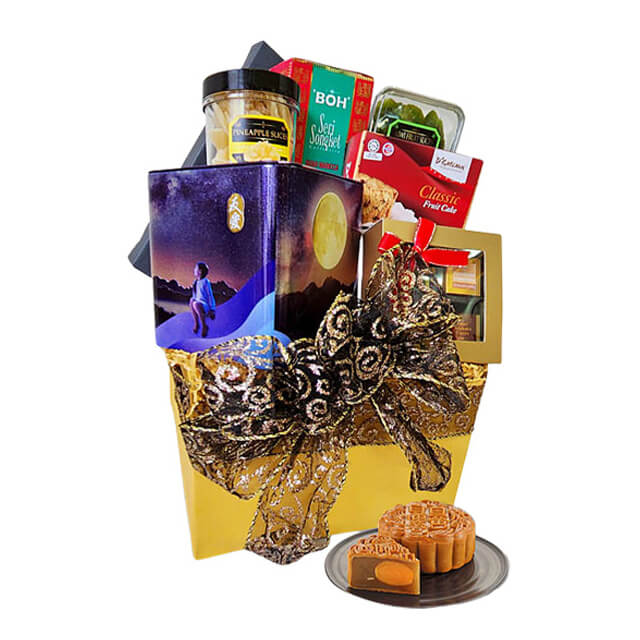 Lunar Gala Mooncake Hamper - Royce Chocolate, Cookies, Juice Gift - MAF 2025