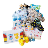 Double Delight Onesies - Twin Baby Shower Gift Hamper
