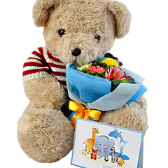 My First Big Gund Bear - Baby Shower Plush Bear Gift