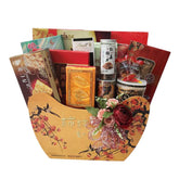 Flourishing Year Hamper - Chinese Birdnest, Abalone Oriental Gift
