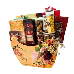 Regalia Oriental CNY Hamper - Hennessy, Chinese Delicacies, Cookies