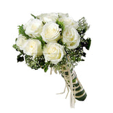 wedding day Bride in White