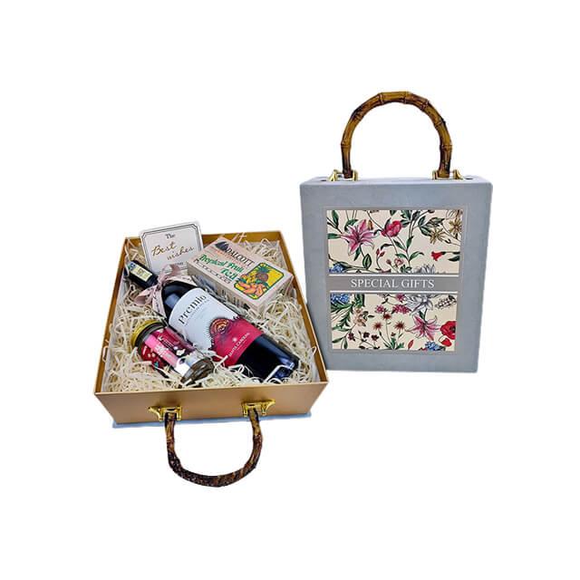 Sophisticated Indulgence Gift Set - Premio Chilean Red Wine, Birds Nest & Dalcott Tea