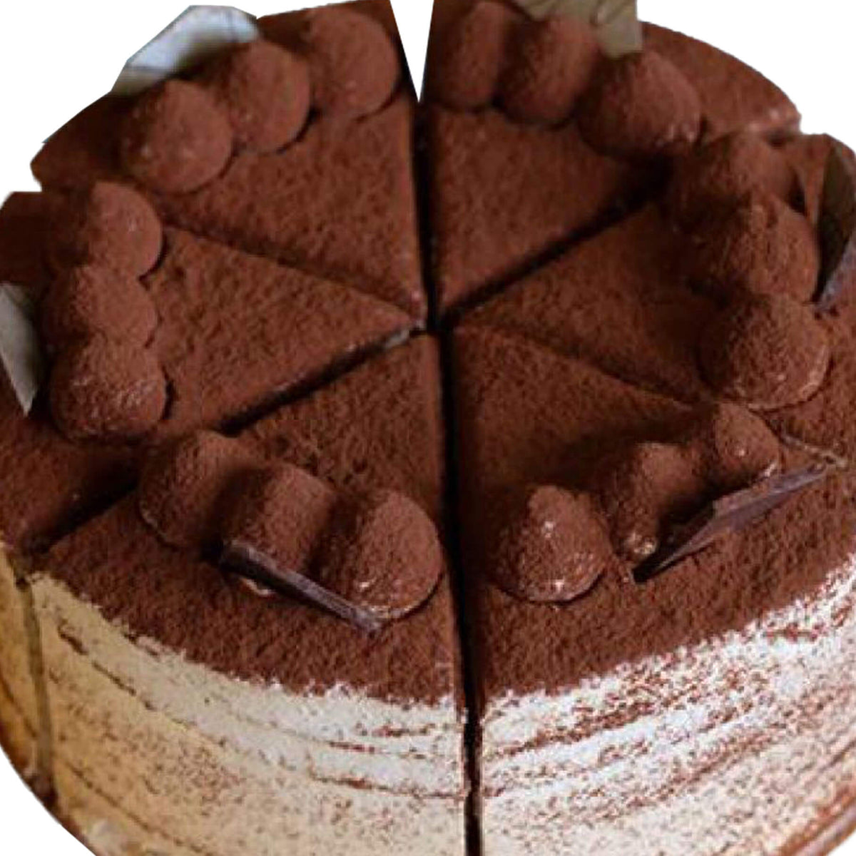 Tiramisu Mille Crepe Cake