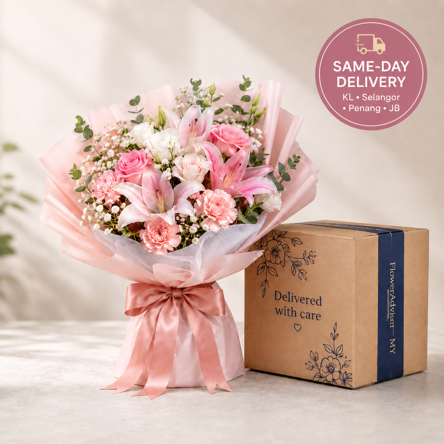 Flower delivery guide for ordering bouquets online in Malaysia