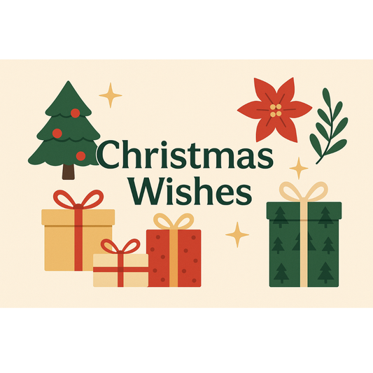 Christmas Wishes & Message Card