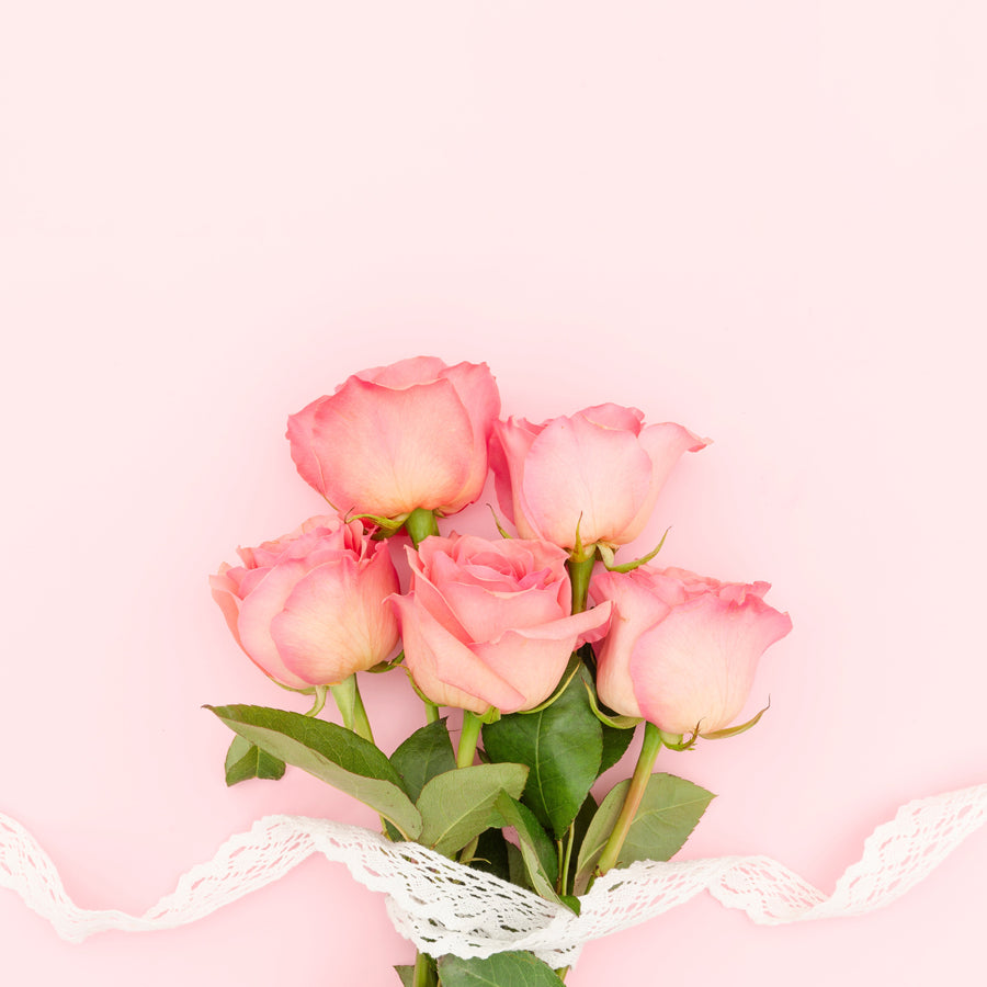 Pink roses arranged for a guide to pink rose meaning and bouquet ideas