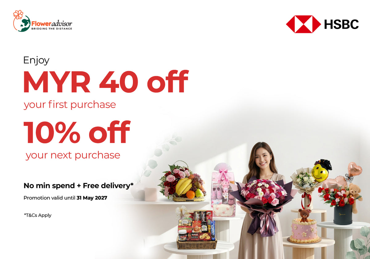 HSBC x FlowerAdvisor Malaysia promotion