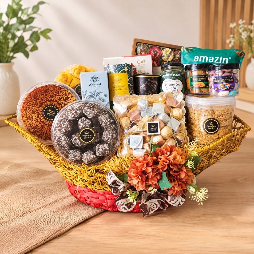 Sadegi Basket Hamper Patchi Chocolate - Ramadan 2026