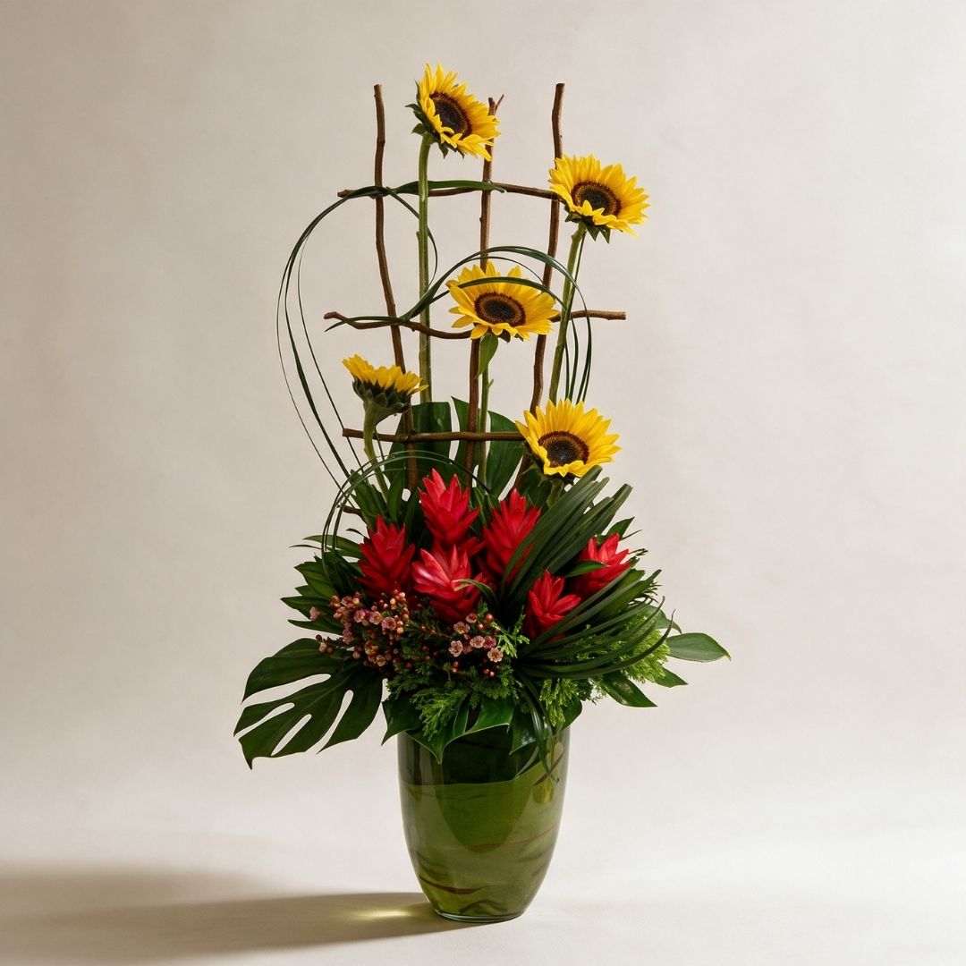Return of Spring - Chinese New Year Sunflower & Ginger Flower