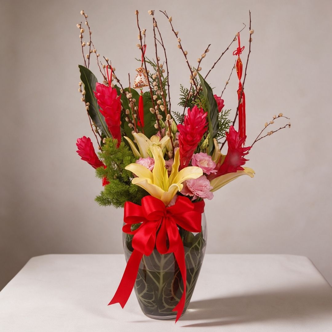 Auspicious Bloom - Chinese New Year Flowers