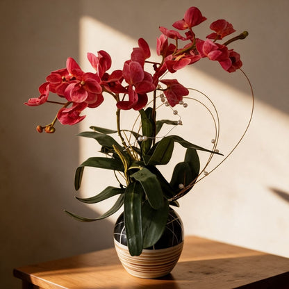 Usaily Phalaenopsis Arti Orchid Artificial Flower Potted Gift - Ramadan 2026