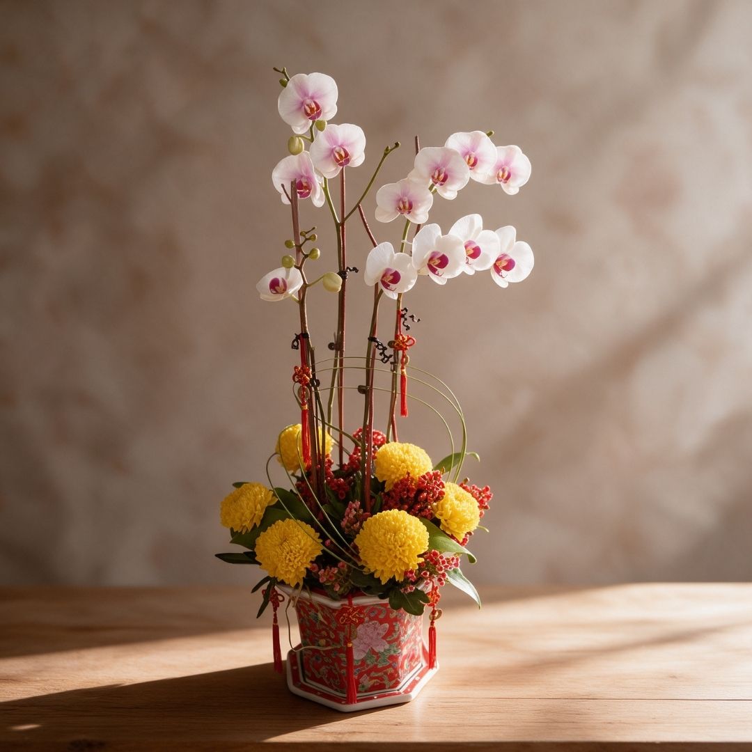 Joyous Longevity - Chinese New Year Phalaenopsis Orchid