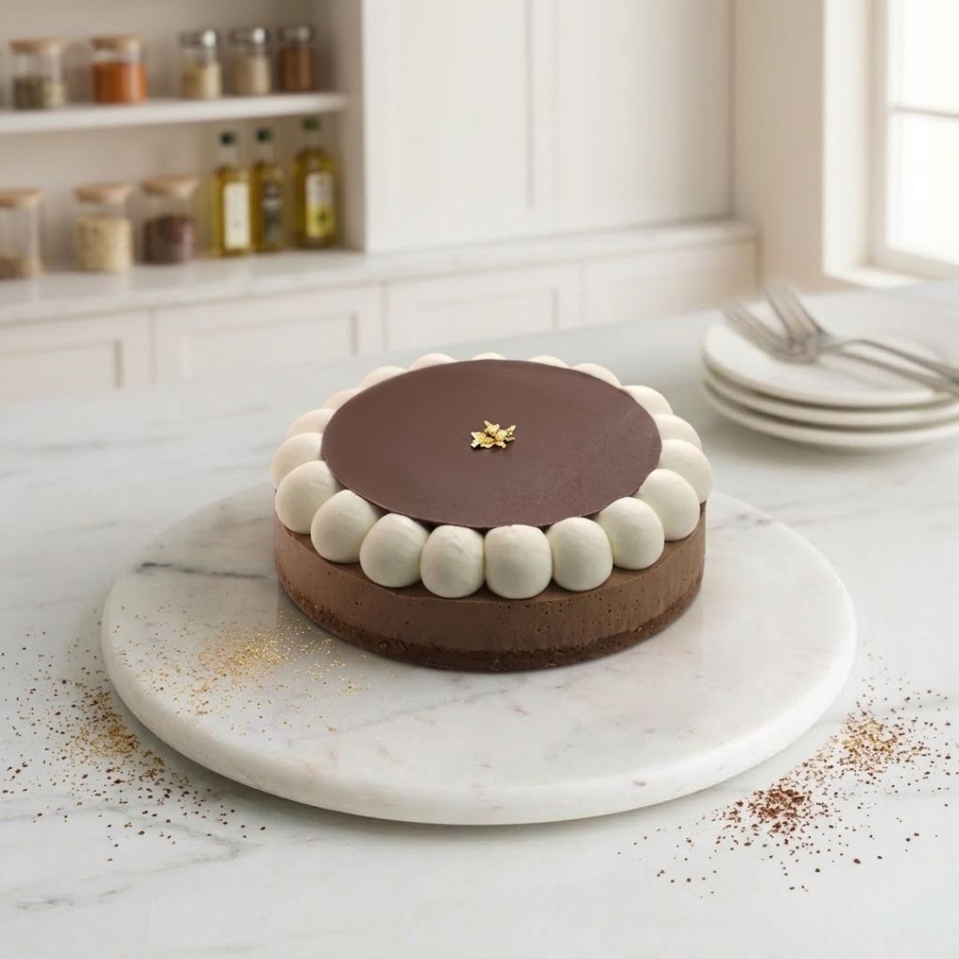 Chocolate Ganache Cheesecake 6