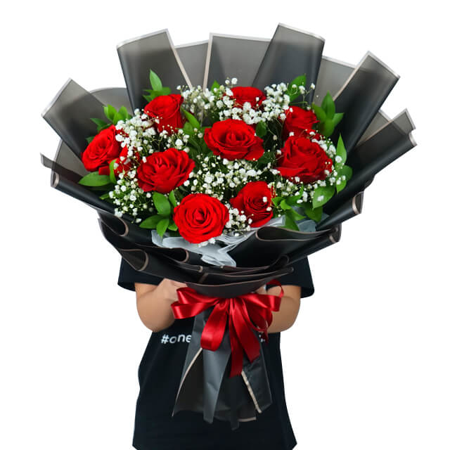 9 Red Roses