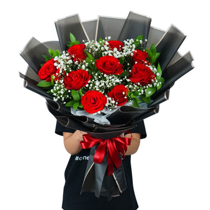9 Red Roses