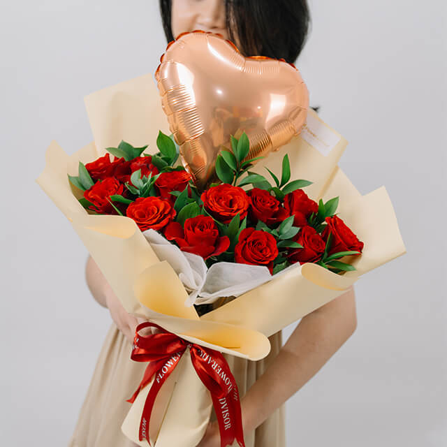 Heartglow Red Rose