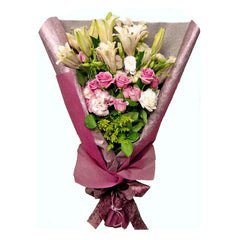 Lilies and Roses Sweet Sentiments