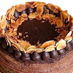 Double Chocolate Mille Crepe Cake