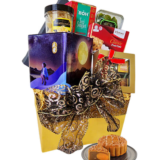 Lunar Gala Mooncake Hamper - Royce Chocolate, Cookies, Juice Gift - MAF 2025