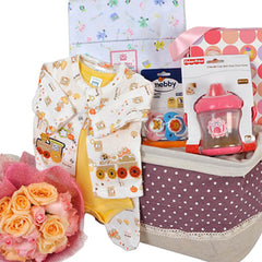 Rolly Baby- Newborn Baby Shower Hamper Gift for New Mother