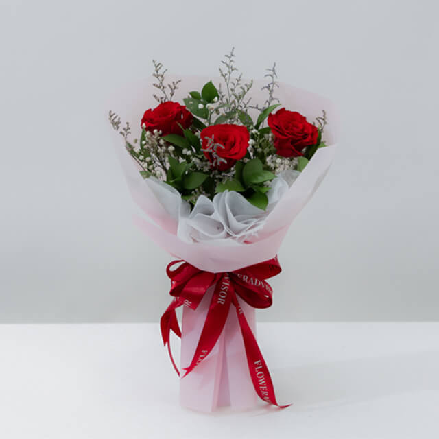 Red Rose Embrace