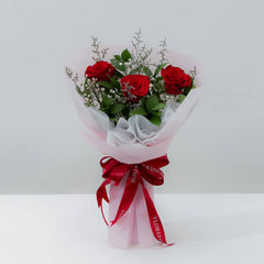 Red Rose Embrace