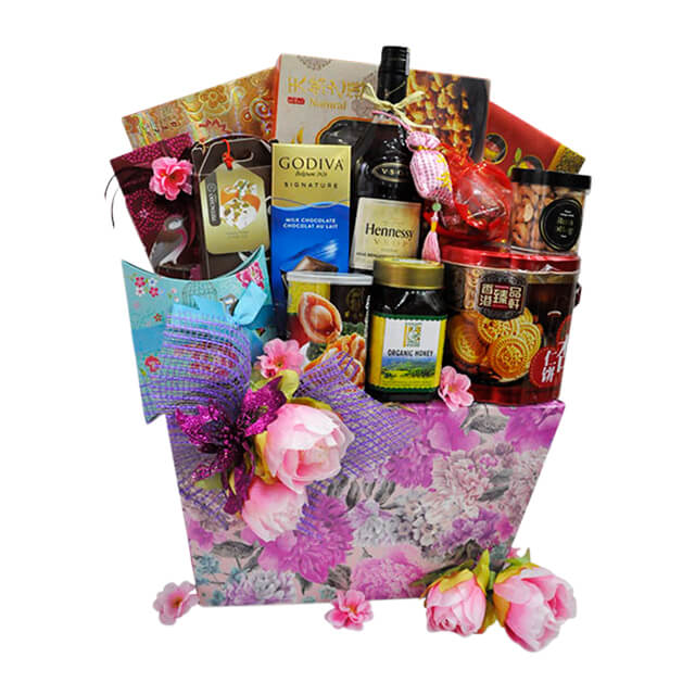 Philanthropy New Year Hamper - Chinese Delicacies, Hennessy VSOP