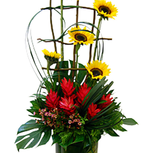 Return of Spring - Chinese New Year Sunflower & Ginger Flower