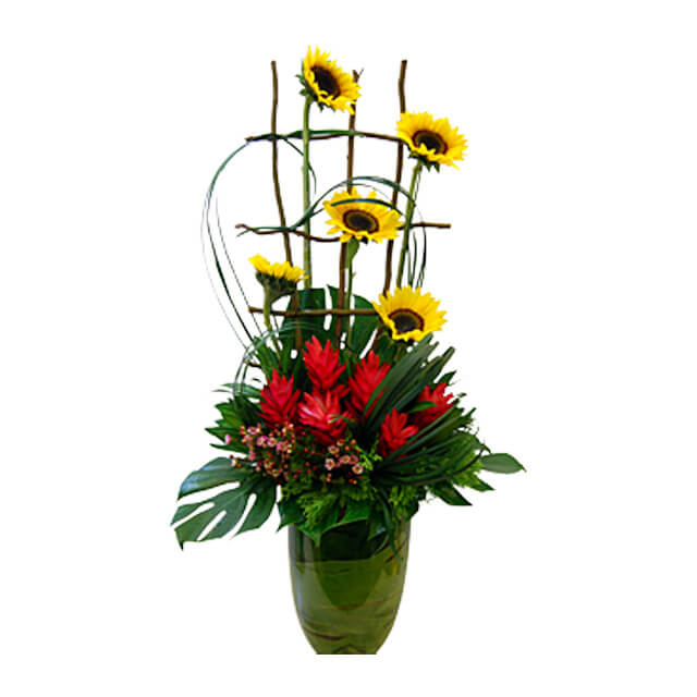 Return of Spring - Chinese New Year Sunflower & Ginger Flower