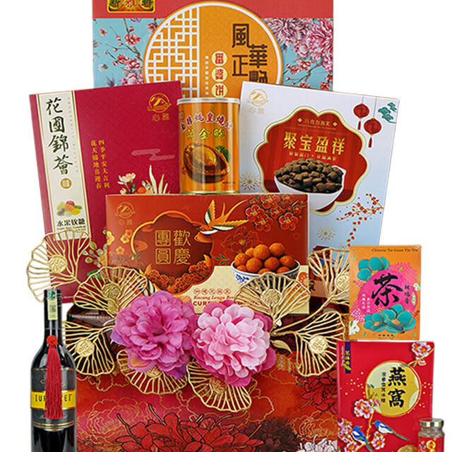Lucky Blossom CNY Basket
