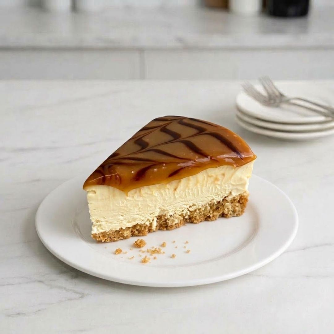 Sea Salt Caramel Cheesecake 6