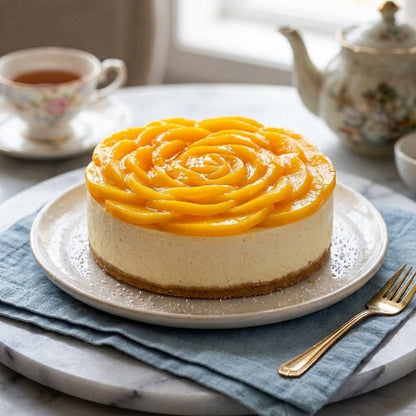 Peach Cheesecake 6