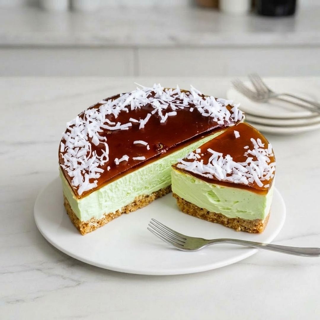 Pandan Gula Melaka Cheesecake 6