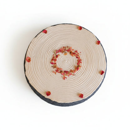 Alternate view of the Hokkaido coffee mille crepe cake