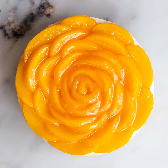 Peach Cheesecake 6