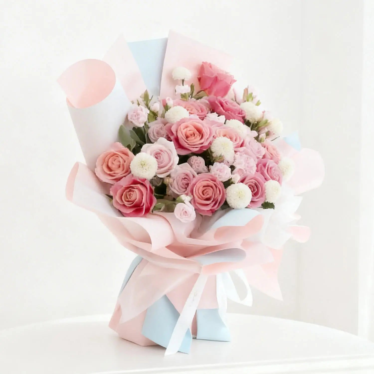 Vivid Rose Mosaic